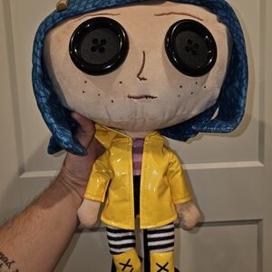 Coraline Button Eyes"Plush Mini BackPack"